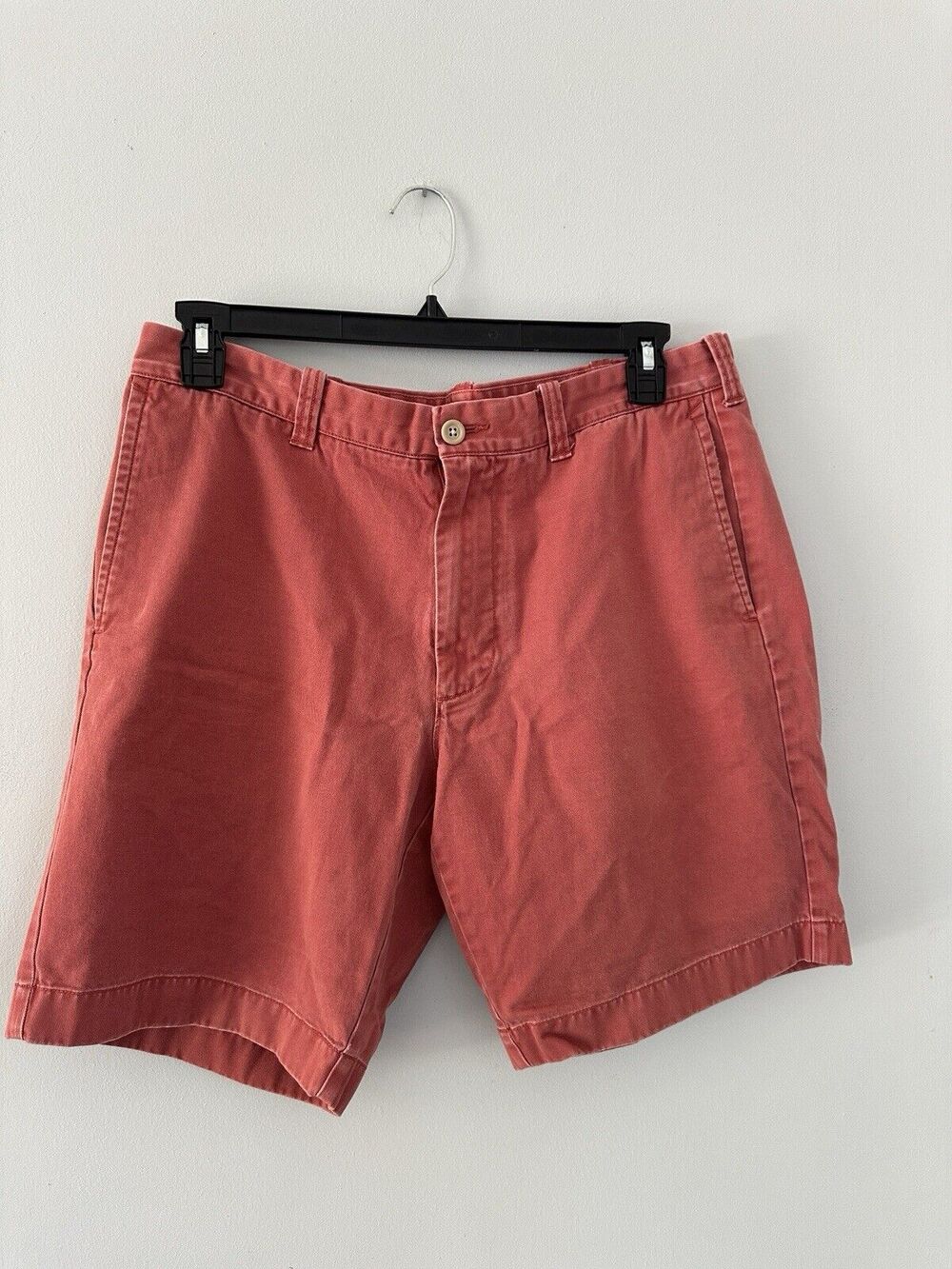 J. Crew Shorts Mens 36 Red Chino Pockets Casual Preppy